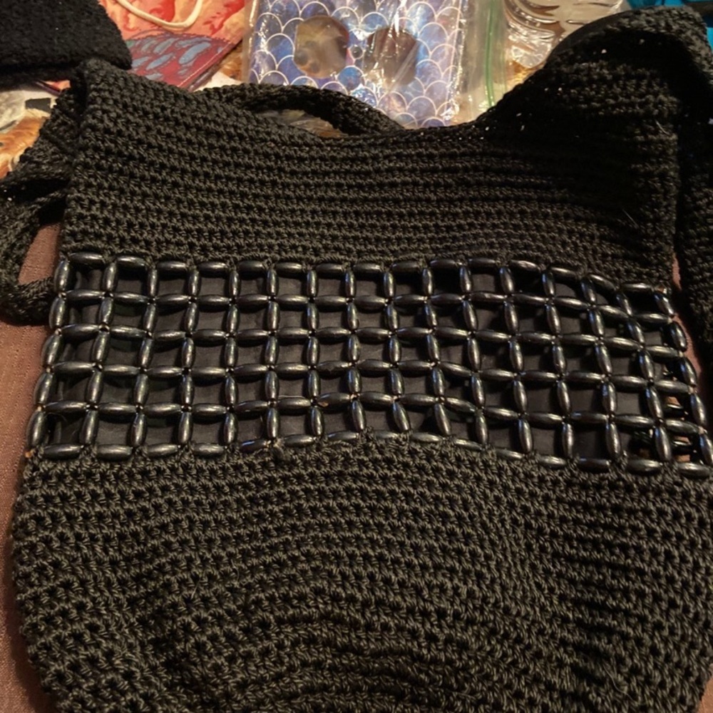 Black sack purse